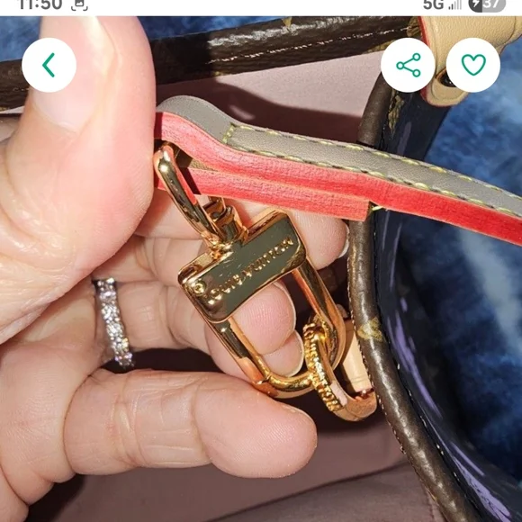 Floral Mini Bag in Brown and Pink - Picture 8 of 10